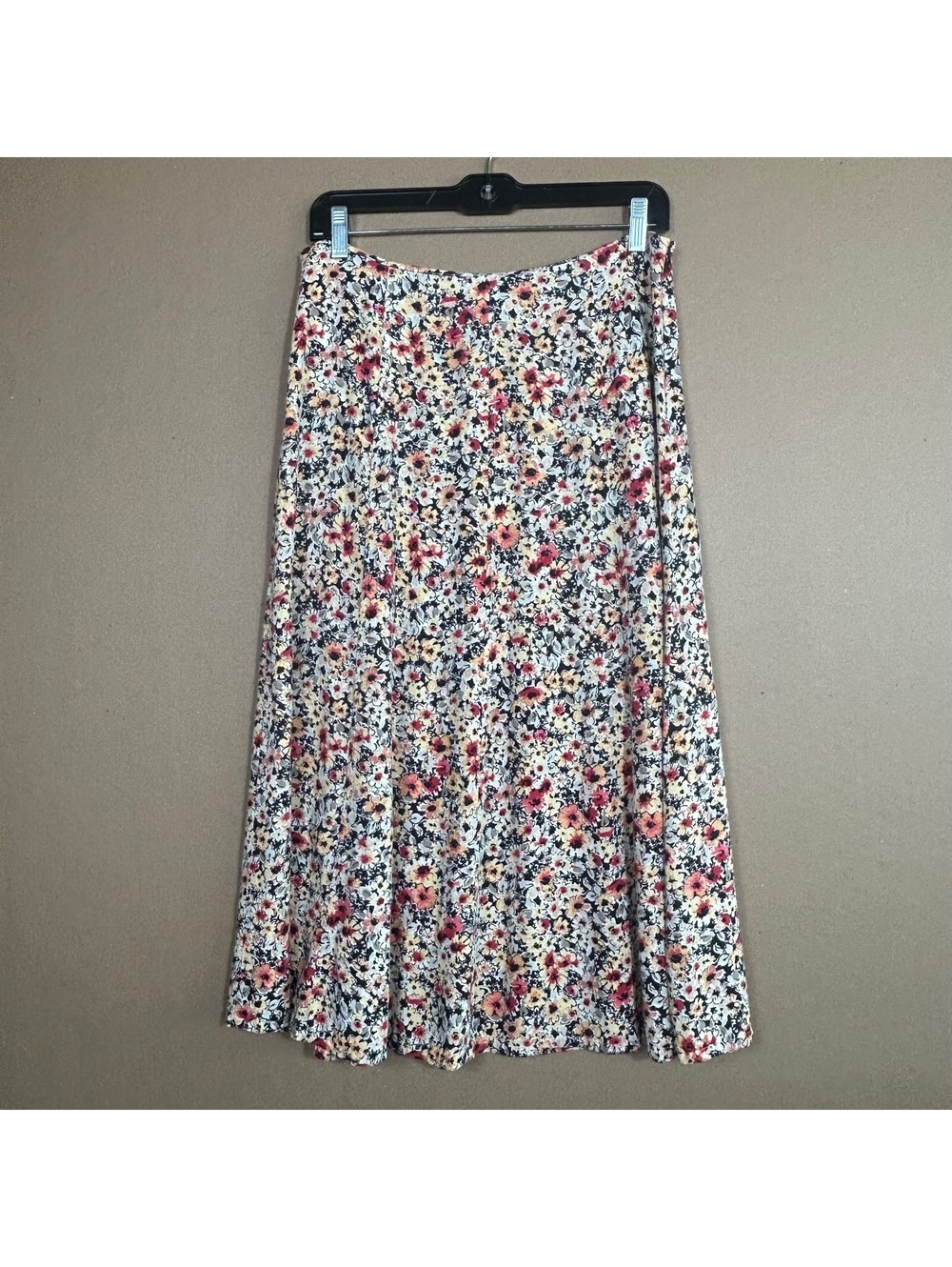 Christopher & Banks Cottagecore Floral Midi Skirt Multi Womens Size 6 Bohochic - Picture 4 of 6